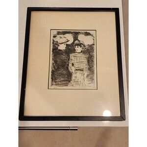 JEAN L. FORAIN-French Impressionist LIM.ED Etching-FASHION Women Lithograph